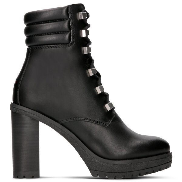 tommy jeans studs lace up boot