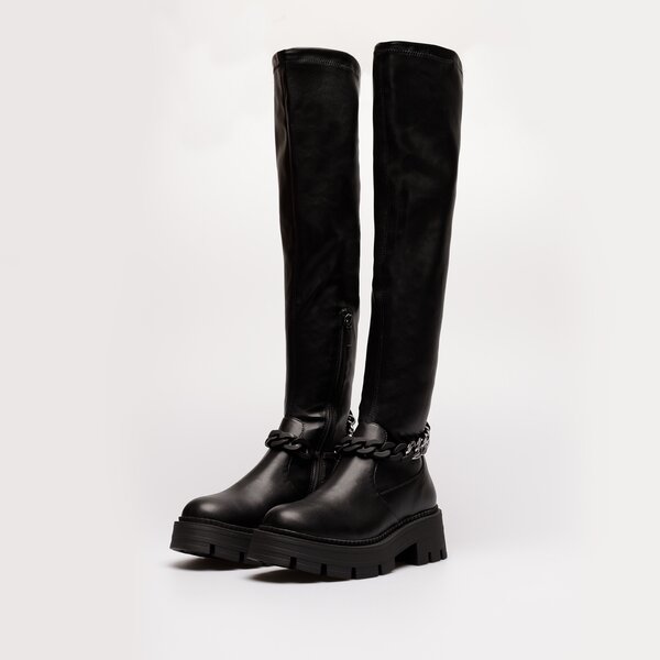 Damskie kozaki TAMARIS HIGH BOOTS 1-1-25625-29 001 kolor czarny