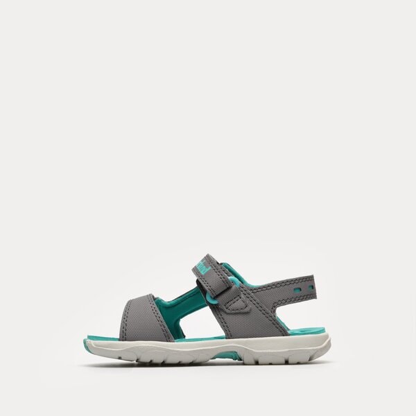 Dziecięce sandały / klapki TIMBERLAND MOSS JUMP 2 STRAP SANDAL tb0a5w9nw081 kolor szary