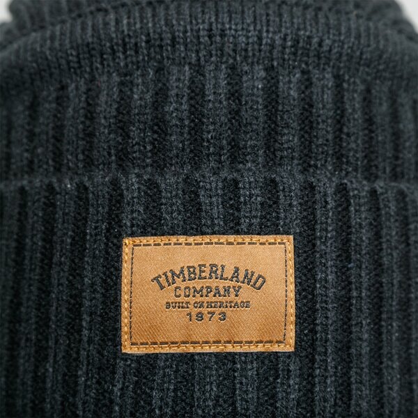 Damska czapka zimowa TIMBERLAND CZAPKA RIBBED BEANIE tb0a1egw0011 kolor czarny