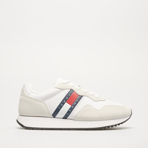 Męskie sneakersy (buty) TOMMY HILFIGER TJM MODERN RUNNER em0em01316ybr kolor biały