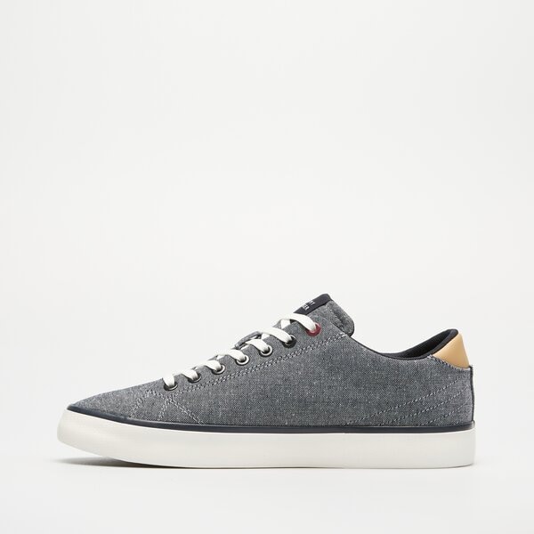 Męskie trampki TOMMY HILFIGER TH HI VULC LOW CHAMBRAY fm0fm04945dw5 kolor szary