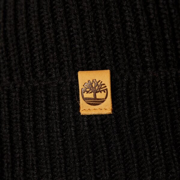 Damska czapka zimowa TIMBERLAND CZAPKA FISHERMAN BEANIE tb0a1f8g0011 kolor czarny