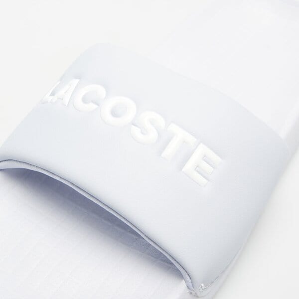 Damskie klapki LACOSTE SERVE SLIDE 1.0 124 2 CFA 747cfa0032lb2 kolor niebieski