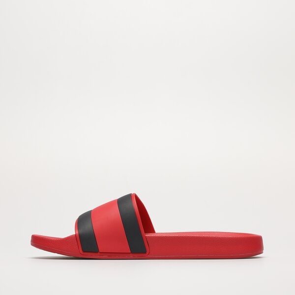 Męskie klapki TOMMY HILFIGER RUBBER TH FLAG POOL SLIDE fm0fm04263xlg kolor czerwony