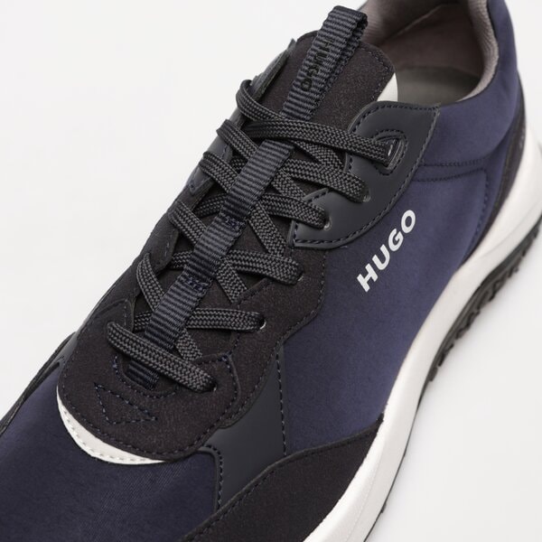 Męskie sneakersy (buty) HUGO BOSS KANE RUNN 50504379405 kolor granatowy