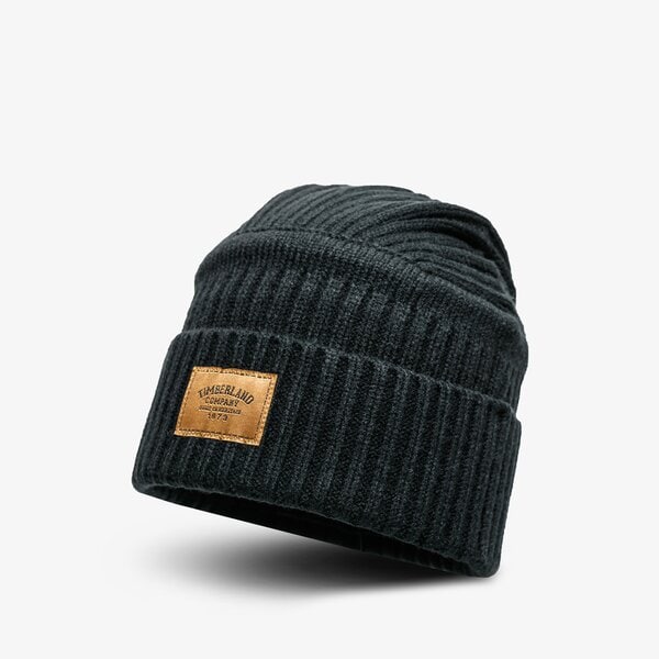 Damska czapka zimowa TIMBERLAND CZAPKA RIBBED BEANIE tb0a1egw0011 kolor czarny