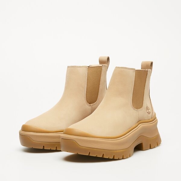 Damskie botki / sztyblety TIMBERLAND ROXIE LANE MID CHELSEA BOOT tb0a28xmen71 kolor beżowy