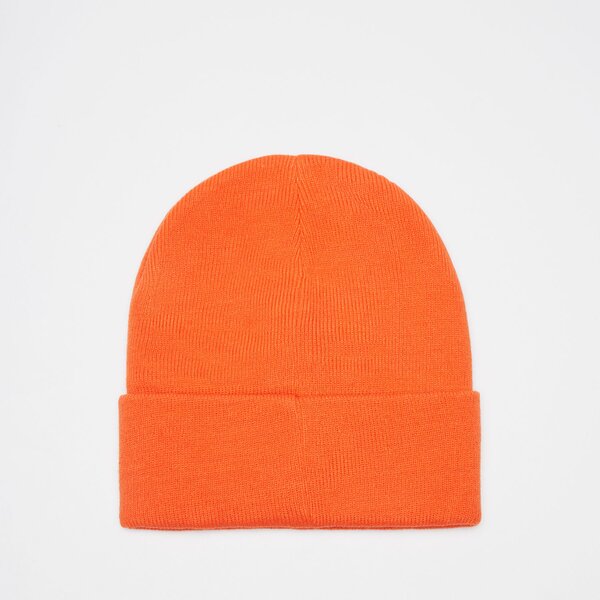 Damska czapka zimowa TIMBERLAND CZAPKA CUFFED BEANIE WITH TONAL PATCH tb0a61bx8461 kolor pomarańczowy