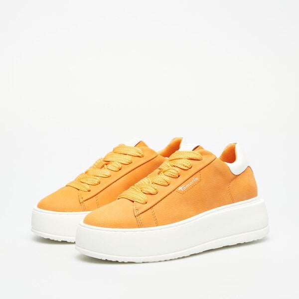 Damskie sneakersy (buty) TAMARIS ORANGE PLATFORM SNEAKERS 12381241606 kolor pomarańczowy