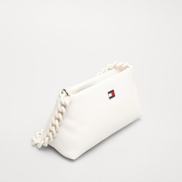 Damska torebka TOMMY HILFIGER TOREBKA TJW CITY-WIDE SHOULDER BAG aw0aw15937ybh kolor biały