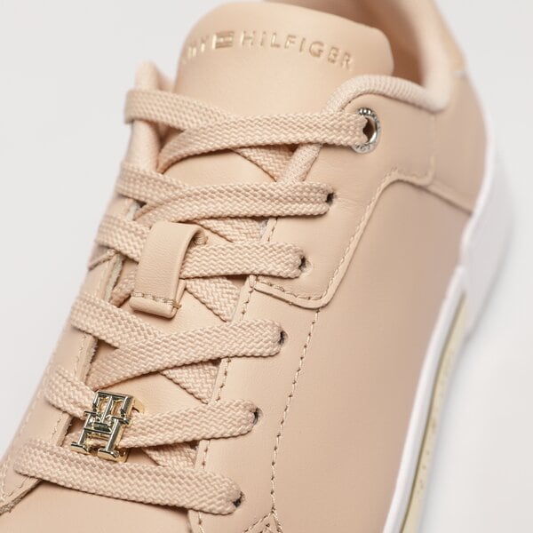 Damskie sneakersy (buty) TOMMY HILFIGER COURT SNEAKER GOLDEN TH fw0fw07116try kolor różowy