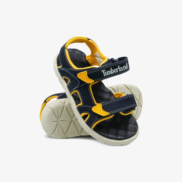 Dziecięce sandały / klapki TIMBERLAND PERKINS ROW 2-STRAP ca1qxu kolor granatowy