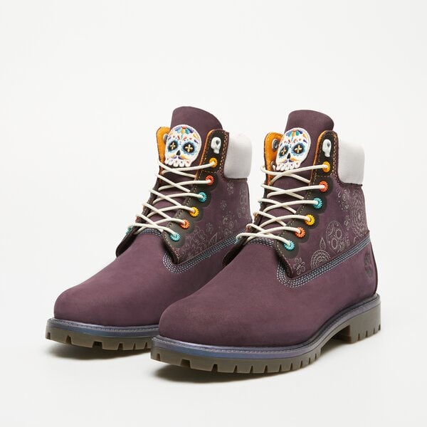 Męskie buty outdoor (trekkingowe) TIMBERLAND 6 IN PREMIUM tb0a41mwejj1 kolor bordowy