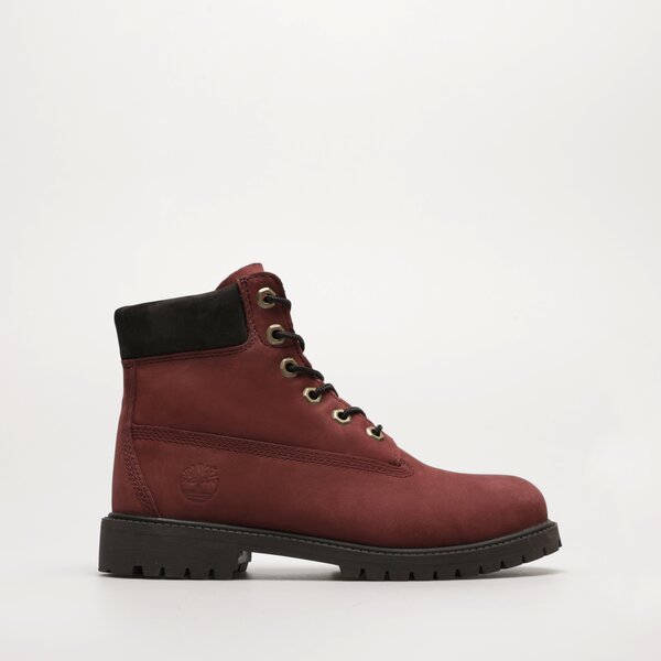 Dziecięce trapery TIMBERLAND 6 IN PREMIUM WP BOOT tb0a64a1c601 kolor bordowy