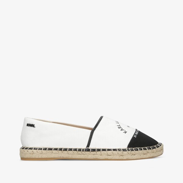 Damskie espadryle KARL LAGERFELD KAMINI MAISON KARL SLIP ON kl80108910 kolor biały