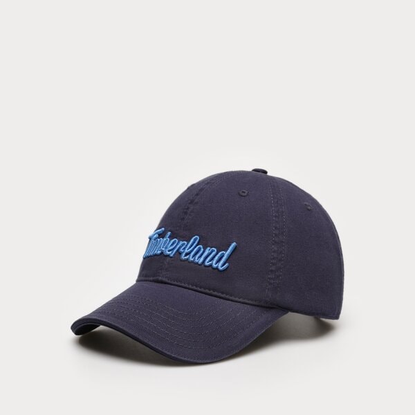 Damska czapka z daszkiem TIMBERLAND CZAPKA EMBROIDERED LOGO BB CAP tb0a1e9l4511 kolor granatowy