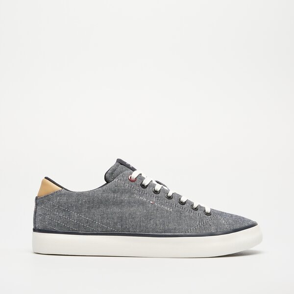 Męskie trampki TOMMY HILFIGER TH HI VULC LOW CHAMBRAY fm0fm04945dw5 kolor szary