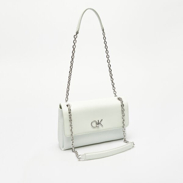 Damska torebka CALVIN KLEIN TOREBKA RE-LOCK CONV SHOULDER BAGJCQ k60k611755lia kolor niebieski