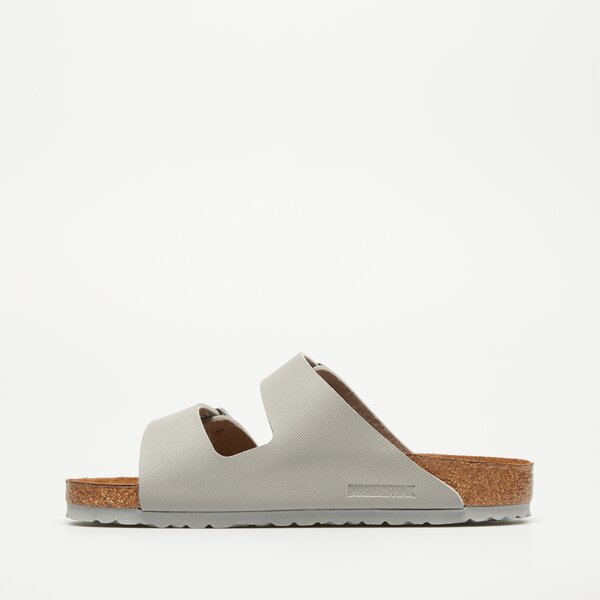 Męskie klapki BIRKENSTOCK ARIZONA BF SAFFIANO STONE COIN 1026450 kolor szary