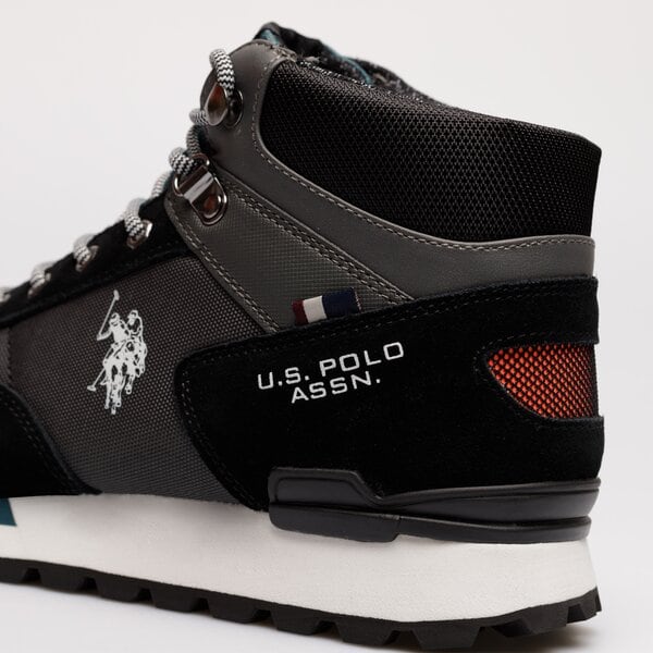 Męskie buty outdoor (trekkingowe) U.S. POLO ASSN. ARON003 aron003blkdgr03 kolor czarny