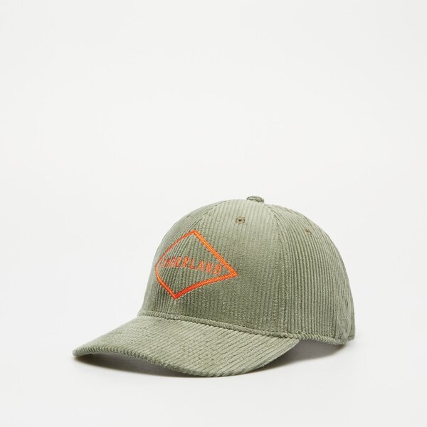 Damska czapka z daszkiem TIMBERLAND CZAPKA CORDUROY CAP tb0a2psq3021 kolor zielony