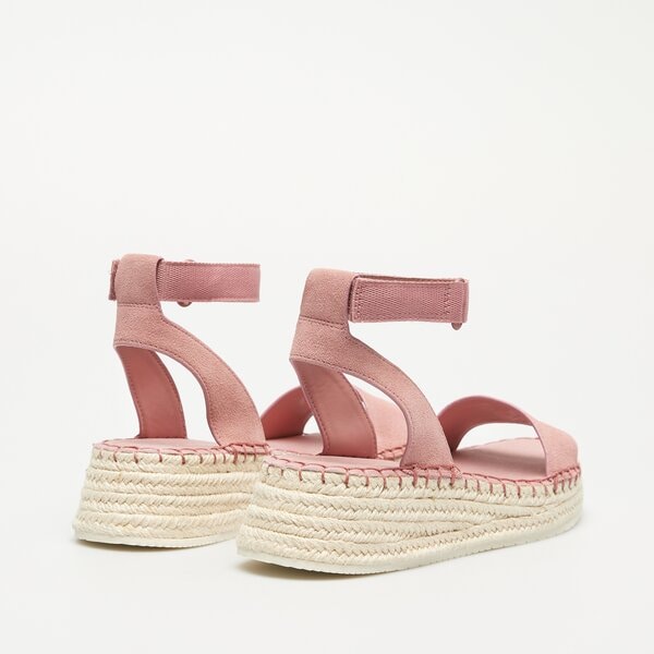 Damskie sandały CALVIN KLEIN SPORTY WEDGE ROPE SU CON yw0yw00977tqy kolor różowy