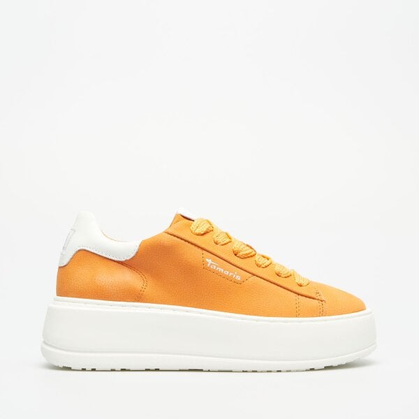 Damskie sneakersy (buty) TAMARIS ORANGE PLATFORM SNEAKERS 12381241606 kolor pomarańczowy