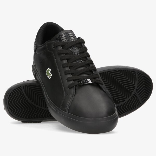 Męskie sneakersy (buty) LACOSTE POWERCOURT 1121 1 741sma003002h kolor czarny