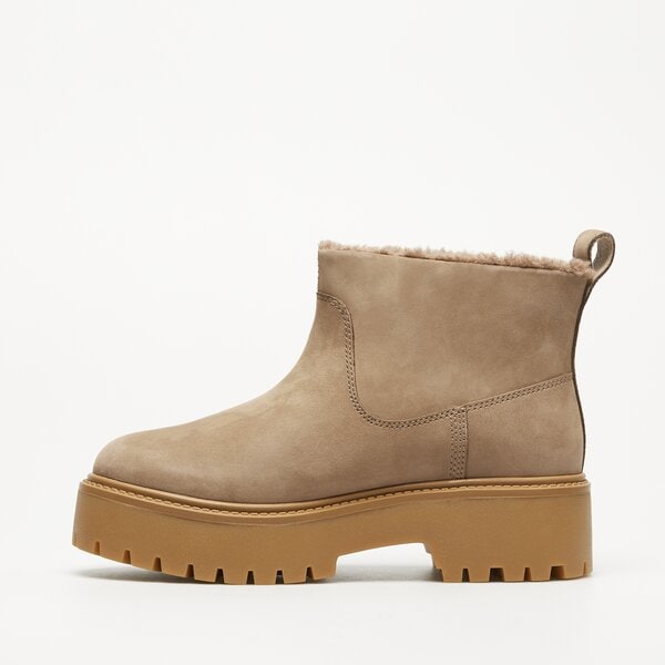 Damskie botki / sztyblety TIMBERLAND STONE STREET MID WARM LINED BOOT tb0a283gen51 kolor beżowy