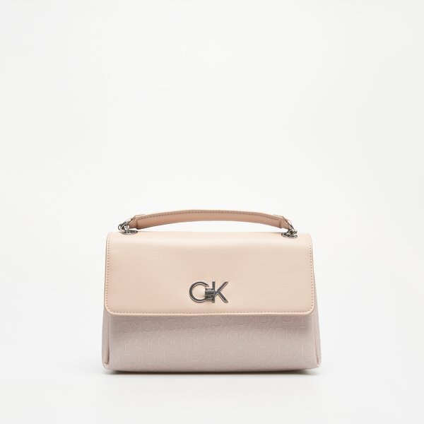 Damska torebka CALVIN KLEIN TOREBKA RE-LOCK CONV SHOULDER BAGJCQ k60k611755pe1 kolor brązowy