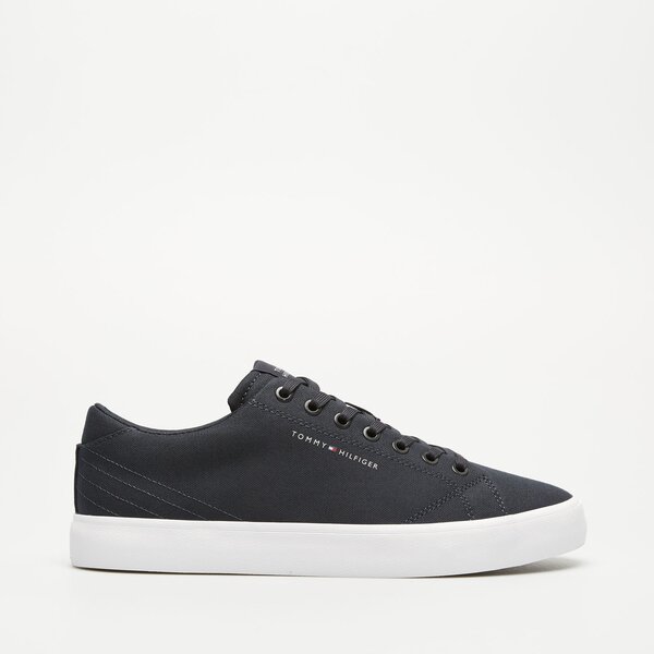 Męskie trampki TOMMY HILFIGER TH HI VULC LOW CANVAS fm0fm04882dw5 kolor granatowy