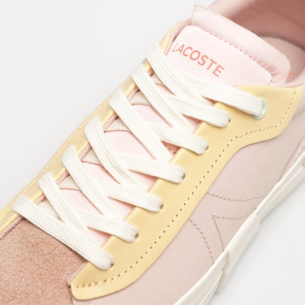 Damskie sneakersy (buty) LACOSTE L004 PLATFORM 123 3 CFA 745cfa0046amy kolor różowy