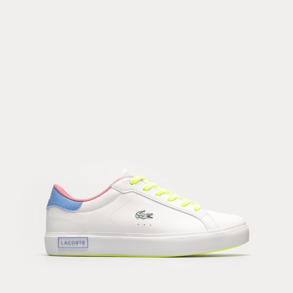 Dziecięce sneakersy (buty) LACOSTE POWERCOURT  745suj0013082 kolor biały