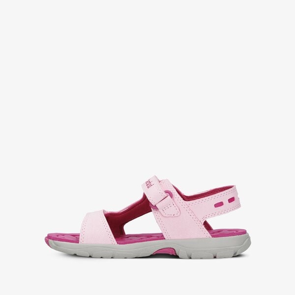 Dziecięce sandały / klapki TIMBERLAND MOSS JUMP 2 STRAP SANDAL TODDLER tb0a2ap2x821 kolor fioletowy