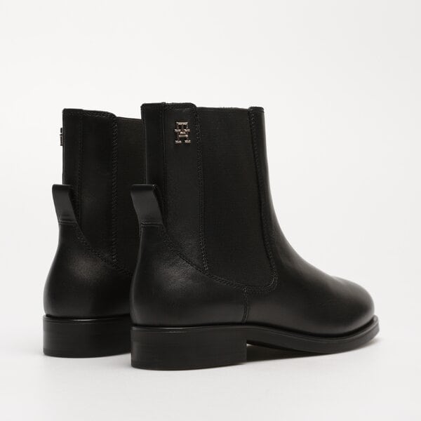 Damskie botki / sztyblety TOMMY HILFIGER ELEVATED ESSENTIAL BOOTIE fw0fw07483bds kolor czarny