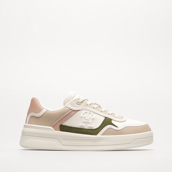 Damskie sneakersy (buty) TOMMY HILFIGER ESSENTIAL BASKET SNEAKER fw0fw07563ybh kolor biały