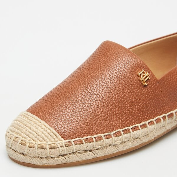 Damskie espadryle LAUREN RALPH LAUREN CAMERYN IV-ESPADRILLES 802905304002 kolor brązowy