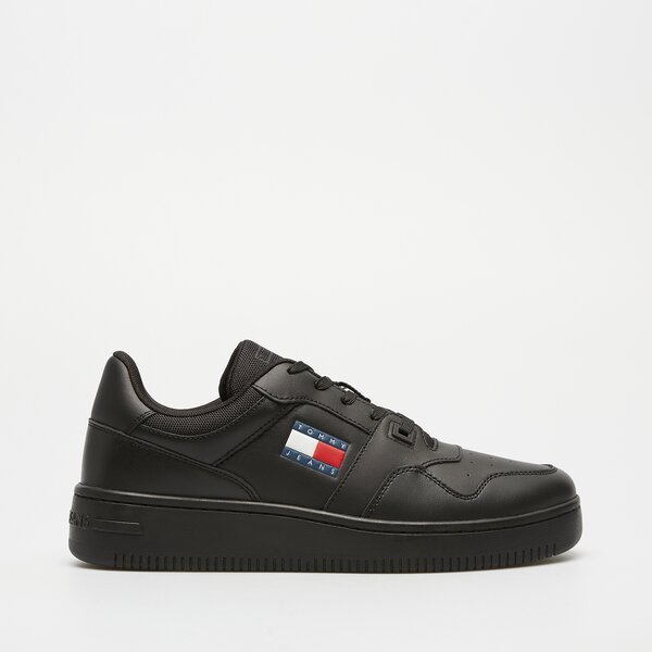 Męskie sneakersy (buty) TOMMY HILFIGER RETRO BASKET ESS em0em01395bds kolor czarny