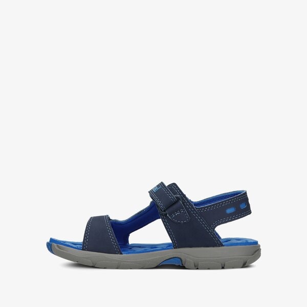 Dziecięce sandały / klapki TIMBERLAND MOSS JUMP 2 STRAP SANDAL tb0a1ynh0191 kolor granatowy