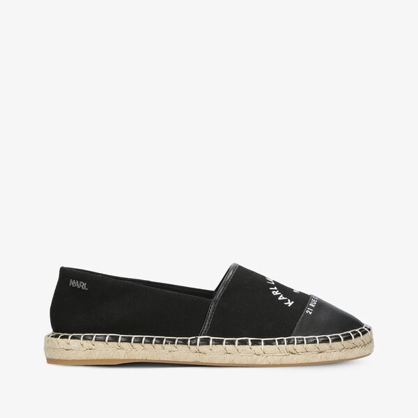 Damskie espadryle KARL LAGERFELD KAMINI MAISON KARL SLIP ON kl80108900 kolor czarny