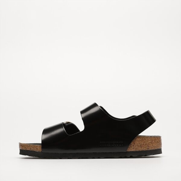 Damskie sandały BIRKENSTOCK MILANO BIG BUCKLE 1024211 kolor czarny