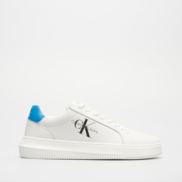 Męskie sneakersy (buty) CALVIN KLEIN CHUNKY CUPSOLE MONO LTH ym0ym006810li kolor biały