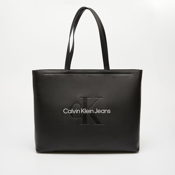 Damska torebka CALVIN KLEIN TOREBKA SCULPTED SLIM TOTE MONO k60k61222201r kolor czarny