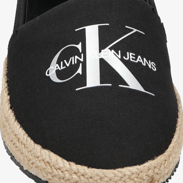 Damskie espadryle CALVIN KLEIN ESPADRILLE PRINTED yw0yw00035bds kolor czarny