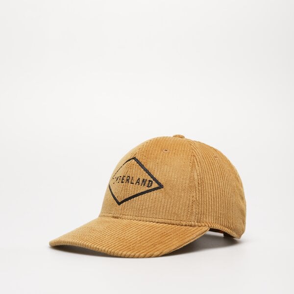 Damska czapka z daszkiem TIMBERLAND CZAPKA CORDUROY CAP tb0a2psq2311 kolor brązowy