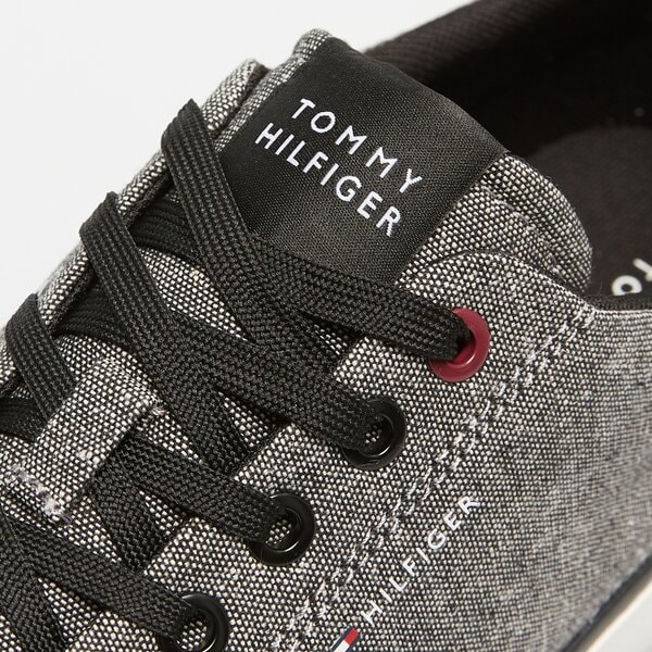 Męskie trampki TOMMY HILFIGER TH HI VULC LOW CHAMBRAY fm0fm04945bds kolor szary