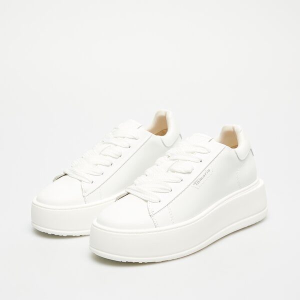 Damskie sneakersy (buty) TAMARIS WHITE PLATFORM SNEAKERS 12381241146 kolor biały