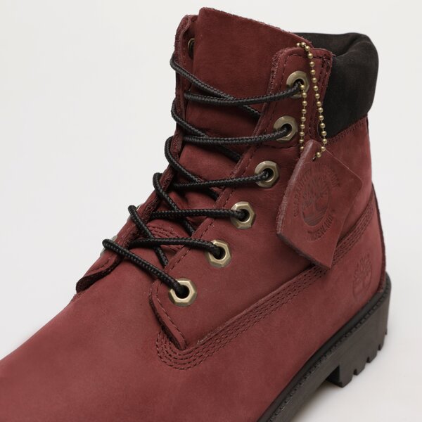 Dziecięce trapery TIMBERLAND 6 IN PREMIUM WP BOOT tb0a64a1c601 kolor bordowy