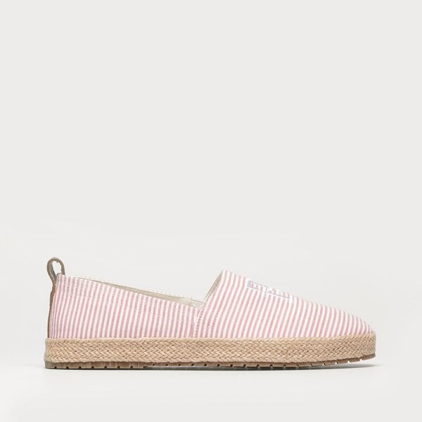 Męskie półbuty TOMMY HILFIGER TH ESPADRILLE CLASSIC SEERSUCKER fm0fm04449xls kolor czerwony